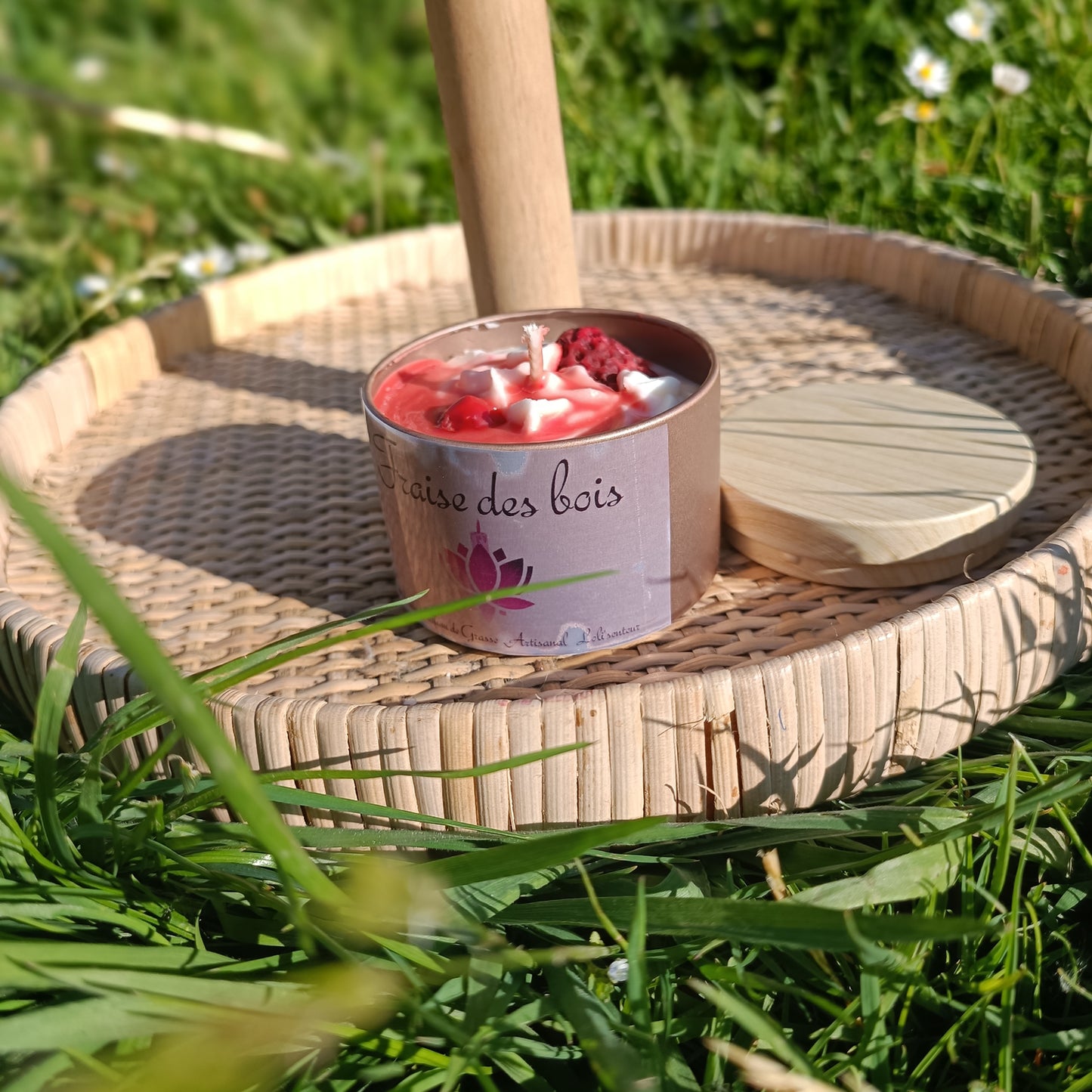 Petite bougie - Fraise des bois
