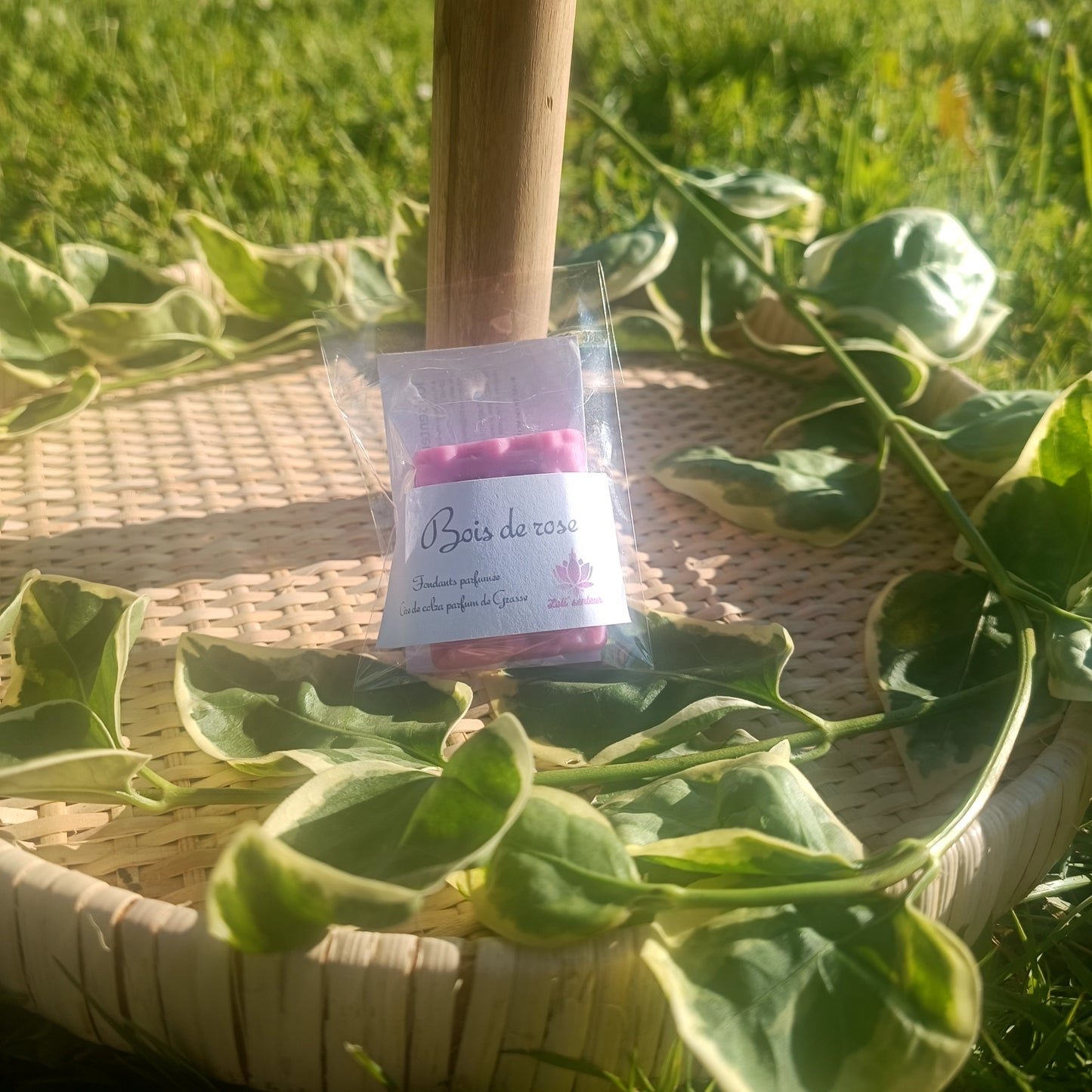 Petite tablette fondant - Bois de rose