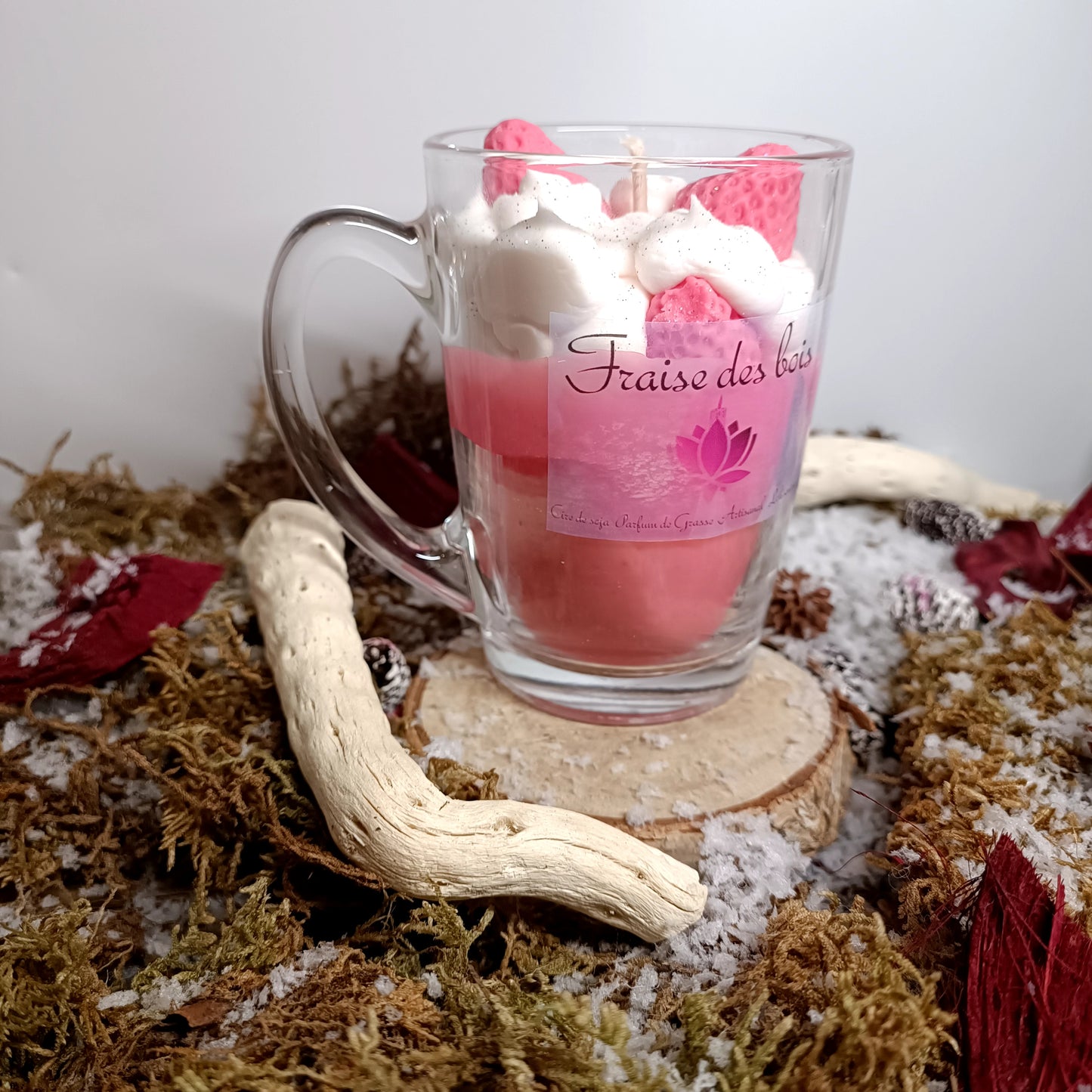 Mug gourmand- Fraise des bois