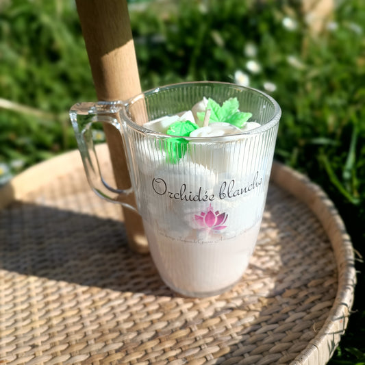 Mug Gourmand - Orchidée blanche