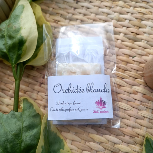 Petite tablette fondant - Orchidée Blanche